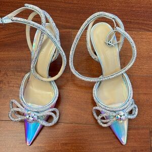 100% AUTHENTIC MACH & MACH HOLOGRAPHIC VICTORIA HEEL
